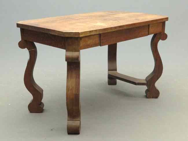 Appraisal: Victorian library table As found