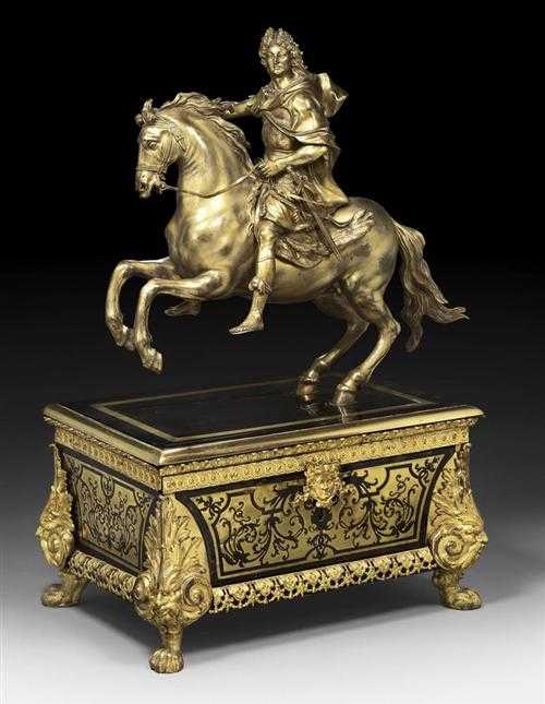 Appraisal: EQUESTRIAN PORTRAIT OF LOUIS XIV Louis XIV after the model