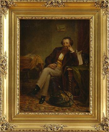 Appraisal: OSBERT BURR LOOMIS - PORTRAIT OF A GENTLEMAN Oil on