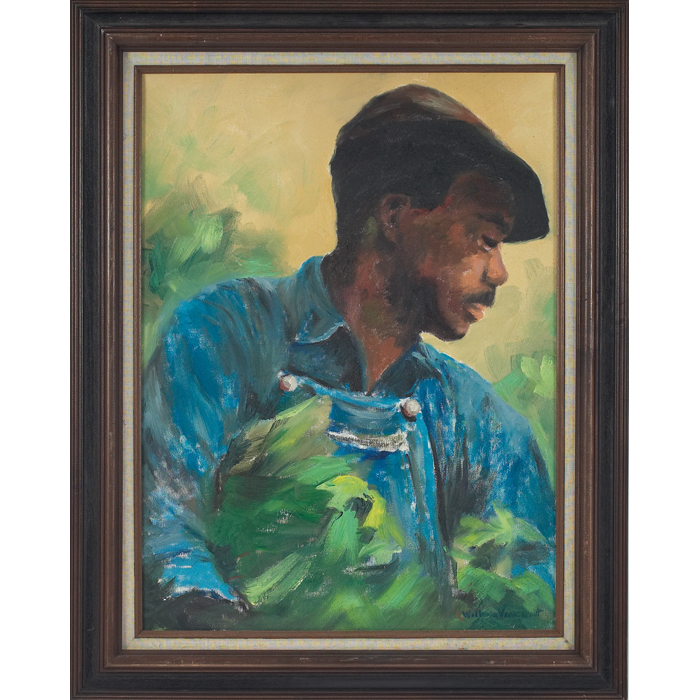 Appraisal: William Kirkpatrick Vincent American - ''Tobacco Man '' c oil