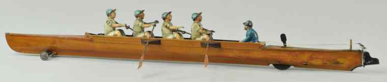 Appraisal: GUNTHERMANN FOUR MAN SCULL TOY Germany scarce and classic depiction