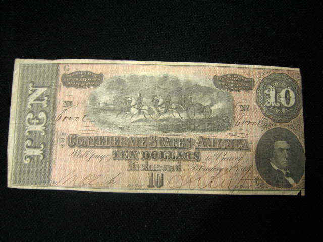 Appraisal: Confederate Civil War Note Richmond signed