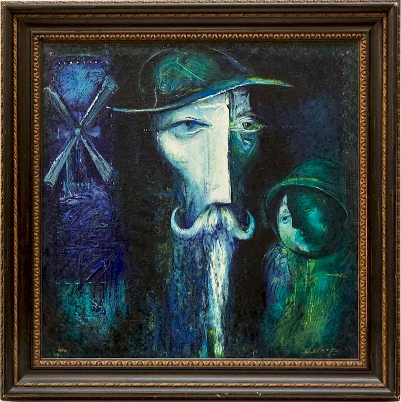 Appraisal: Gevorg Yeghiazarian th C - Giclee Gevorg Yeghiazarian Don Quixote