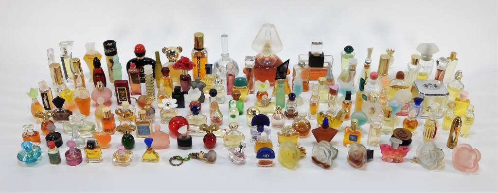 Appraisal: LG COLLECTION OF ASSORTED PERFUME SAMPLE BOTTLES Europe United States