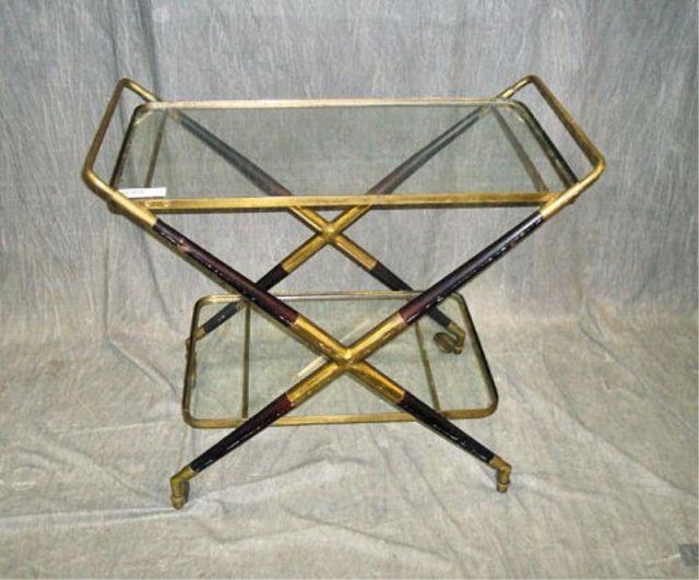 Appraisal: Midcentury Tea Cart From a Long Island home Dimensions x