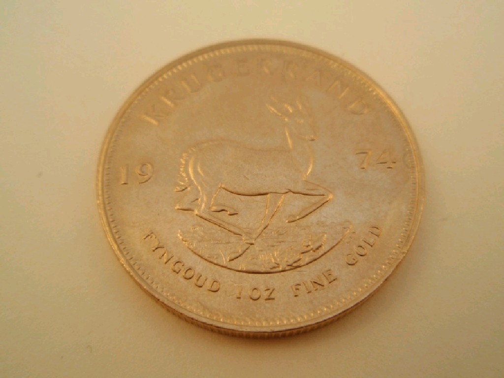 Appraisal: A oz gold Krugerrand