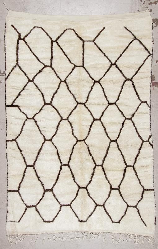 Appraisal: Modern Beni Ourain Rug ' '' x ' '' Modern