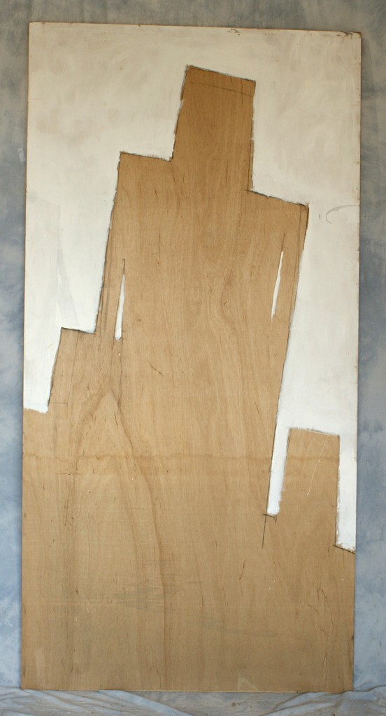 Appraisal: Tom Bostelle American PA - mixed media on lauan Wooden