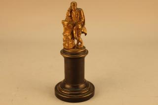 Appraisal: th C Bronze Shakespeare Figure th C Bronze Shakespeare Figure