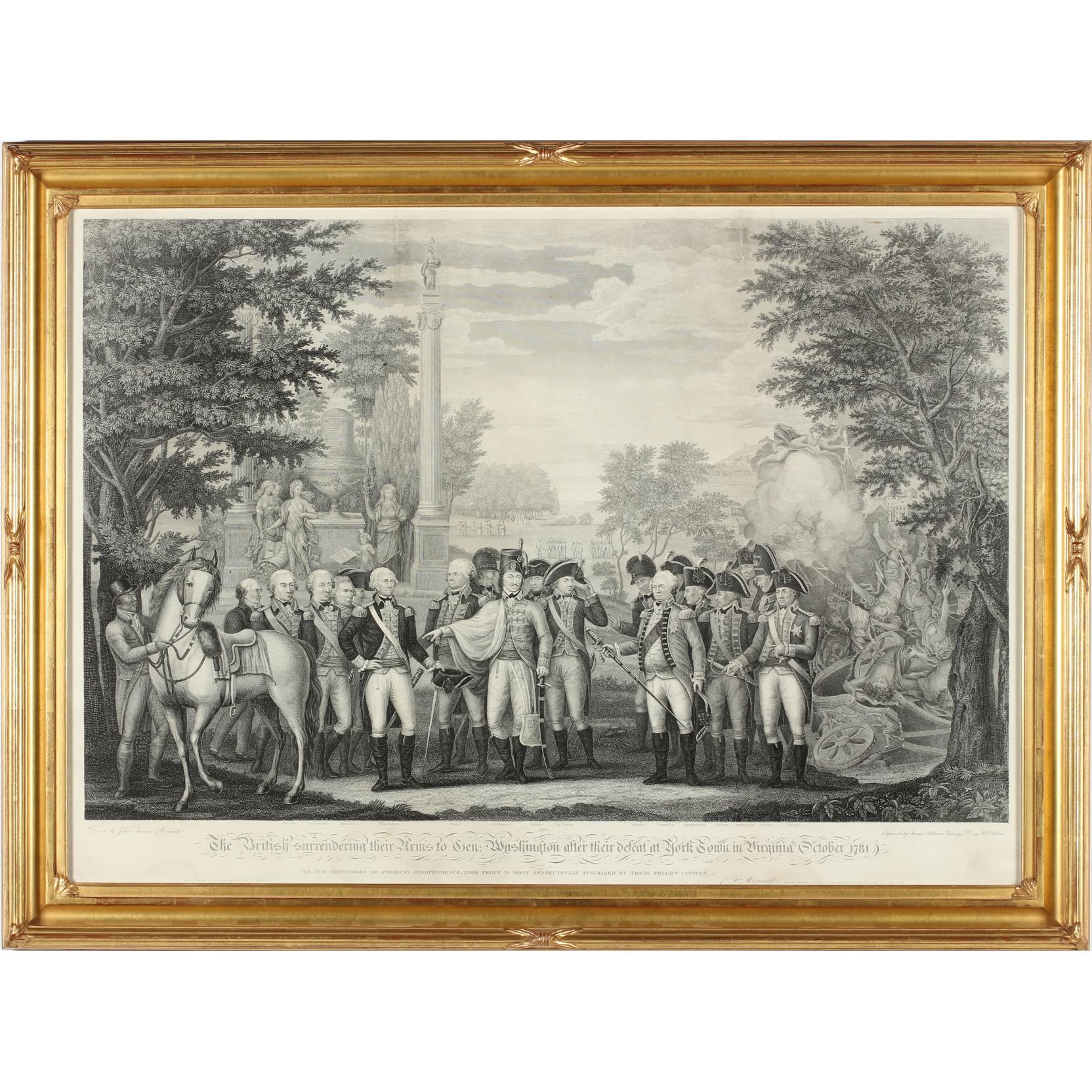 Appraisal: After John Francis Renault Am Fr fl - Yorktown Surrender