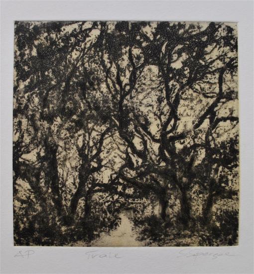 Appraisal: Sigrid SperzelTwo etchings Trail inscribed A P an artist s