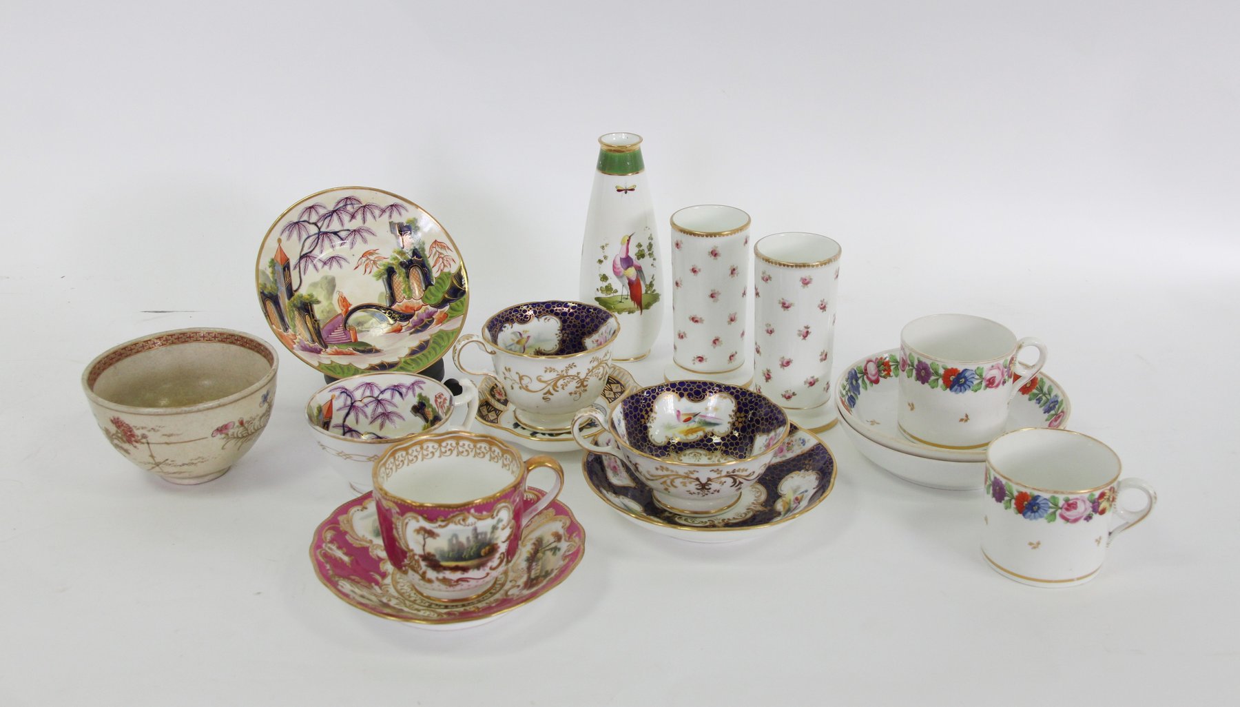 Appraisal: A Minton tea cup and saucer painted an Oriental scene