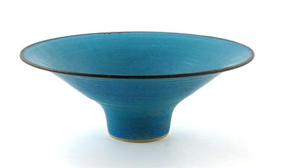 Appraisal: Abdo Nagi - A flaring bowl glazed to the base