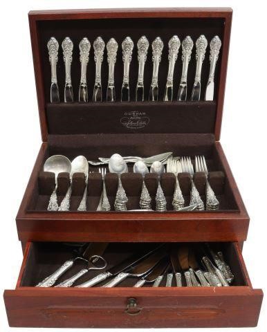 Appraisal: set of Wallace Sir Christopher sterling silver flatware service comprising