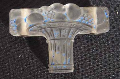 Appraisal: Lalique crystal pin H in W in PROVENANCE The Property