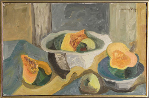 Appraisal: Dorothy Young American - two oil on canvas still lifes