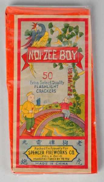 Appraisal: Noi-Zee Boy -Pack Firecrackers Class Manufactured by To Yiu Spencer