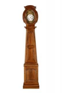 Appraisal: Dutch Baroque Walnut Tall Case Clock Dutch th century A