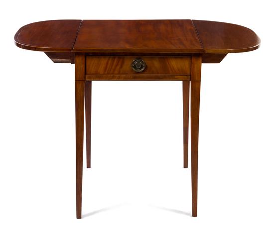 Appraisal: Sale Lot A George III Mahogany Pembroke Table th century