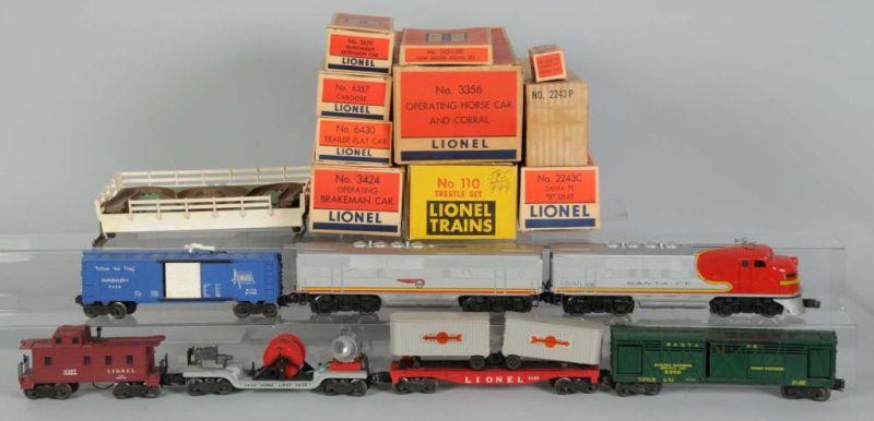 Appraisal: Lionel -Piece O-Gauge Freight Set in OB Description Post-war Includes