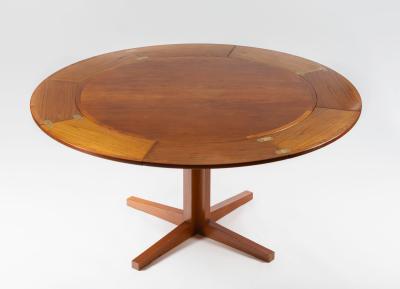 Appraisal: Dyrland Denmark A Flip-Flap Lotus table mid- th Century the