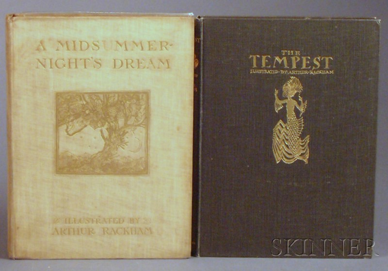 Appraisal: Rackham Arthur Illustrator - and Shakespeare William Two titles The