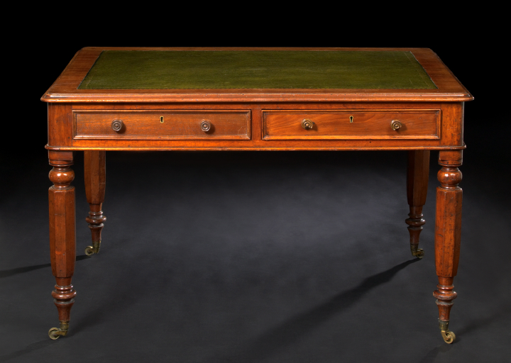 Appraisal: William IV Mahogany Writing Table second quarter th century the