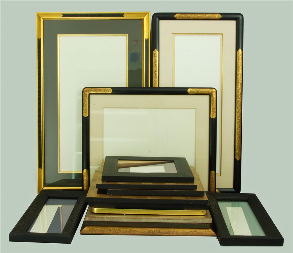 Appraisal: ASSORTED GROUP OF HIGH QUALITY MODERN FRAMES frames of varying