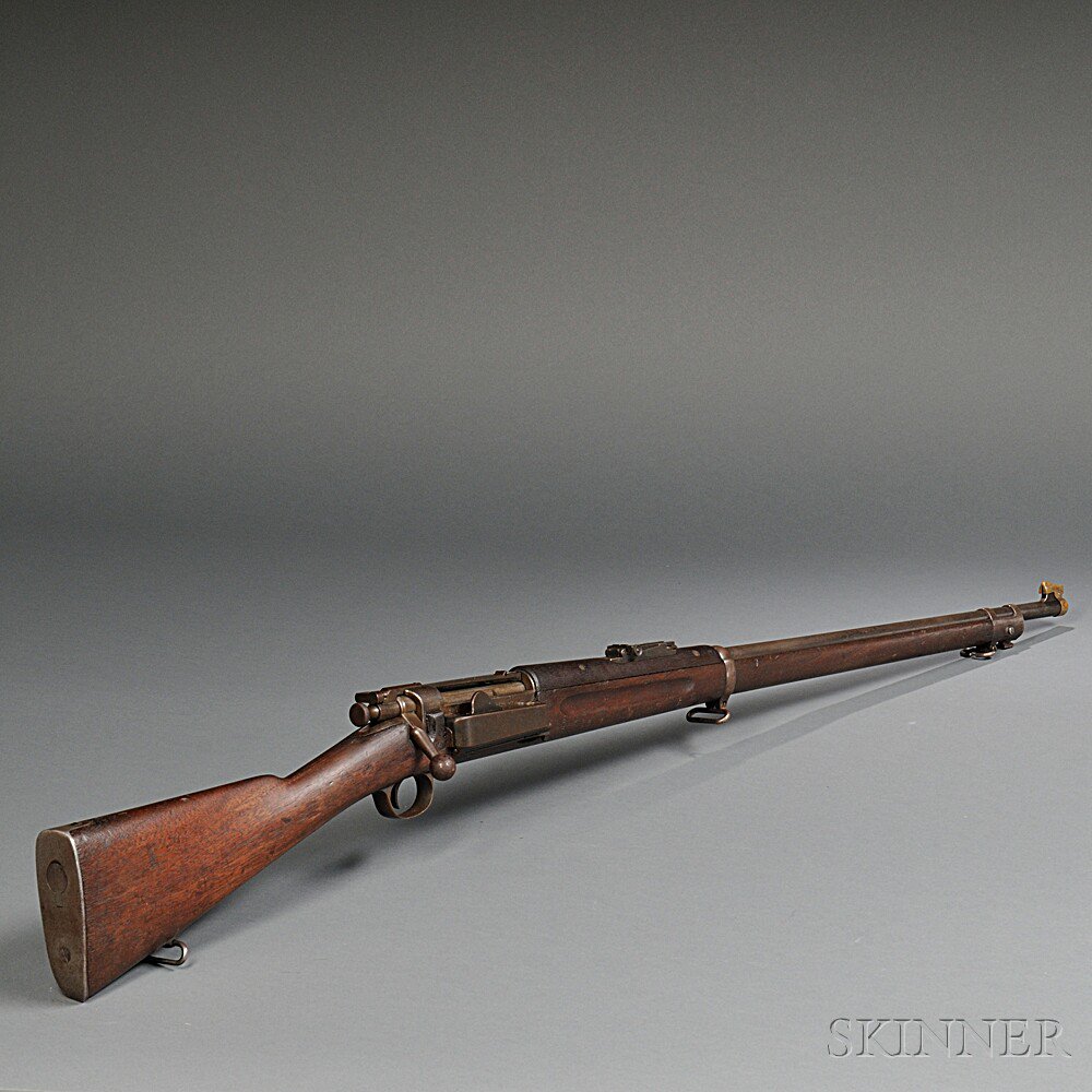 Appraisal: Model Krag Bolt Action Rifle c serial number walnut stock