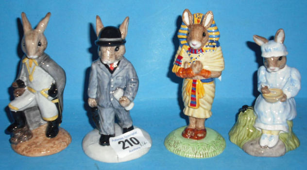 Appraisal: Royal Doulton Bunnykins Figures Sheriff of Nottingham DB Businessman DB