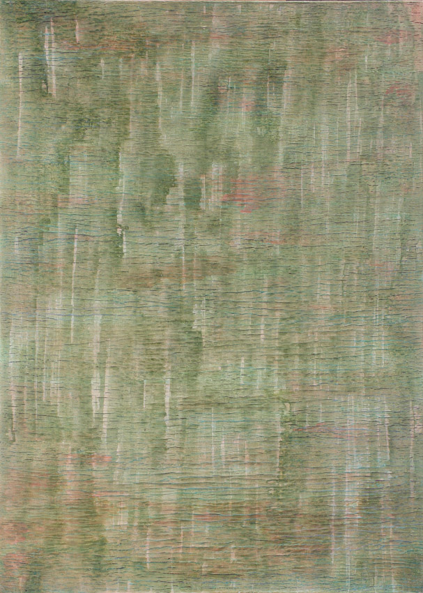 Appraisal: MORGAN Jessie American th C ''Spring '' Abstract in Green