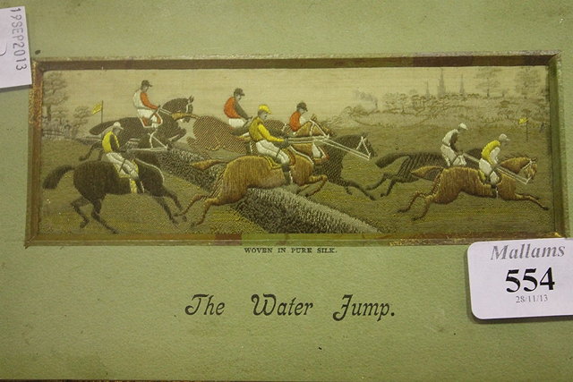 Appraisal: Three framed stevengraphs The Water Jump The Finish and The