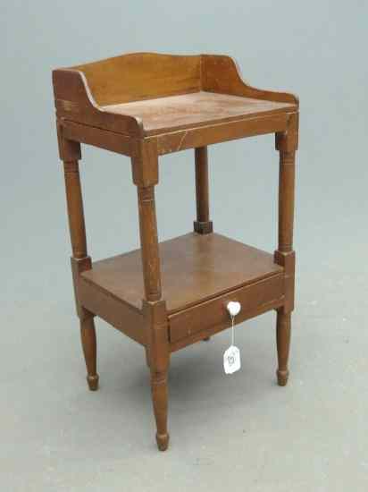 Appraisal: th c pine washstand '' Ht