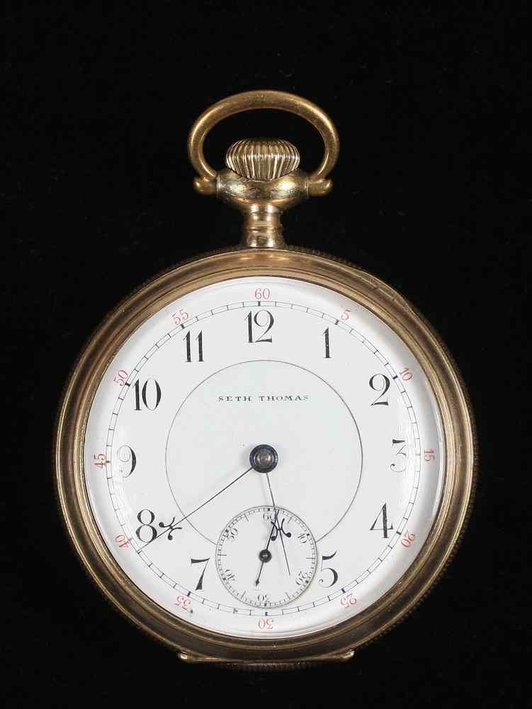 Appraisal: WATCH - Seth Thomas Marshall Bragg Rutland VT on plate