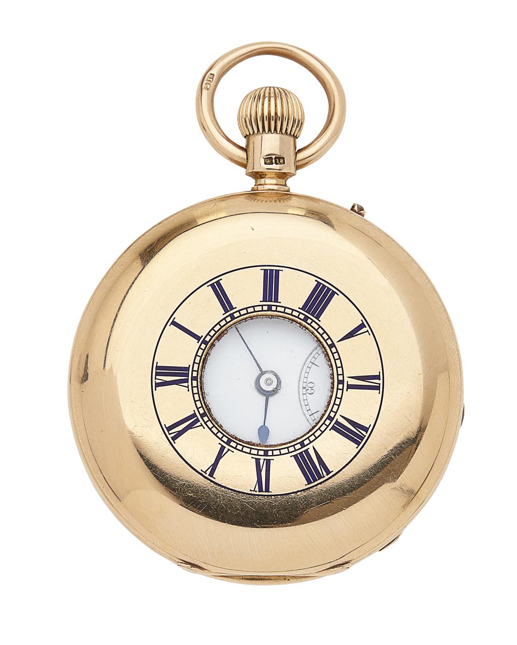 Appraisal: BENSON - An ct gold cased pocket watch demi hunter