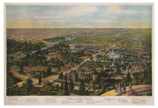 Appraisal: CENTENNIAL - Christian INGER Philadelphia Philadelphia D Hensel Chromolithograph x