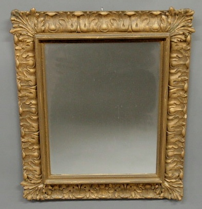 Appraisal: Gilt decorated mirror x