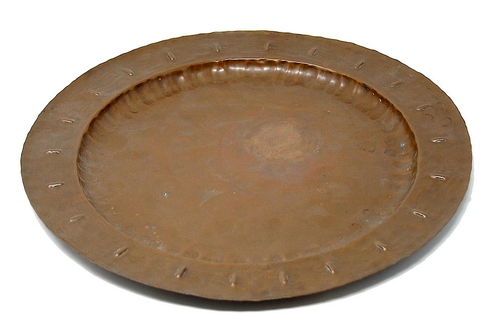 Appraisal: Glander Mission Hand Wrought Copper Tray Glander Hand Wrought Copper