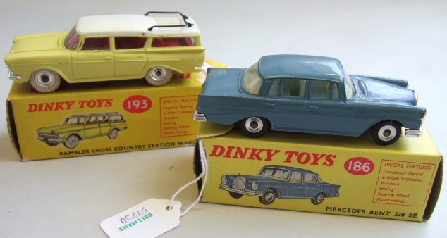 Appraisal: A Dinky Mercedes Benz SE and a Dinky rambler cross