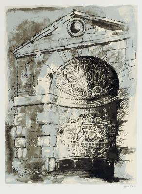 Appraisal: John Piper British - The Pebble Alcove Stowe limited edition