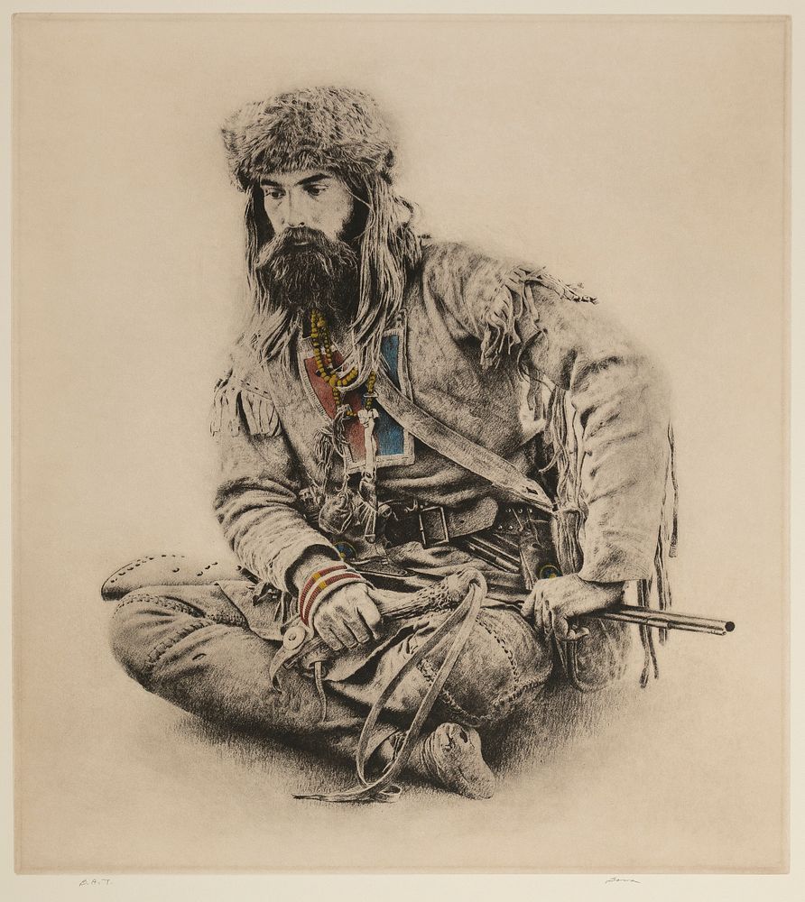 Appraisal: James Bama Young Mountain Man James Bama b Young Mountain