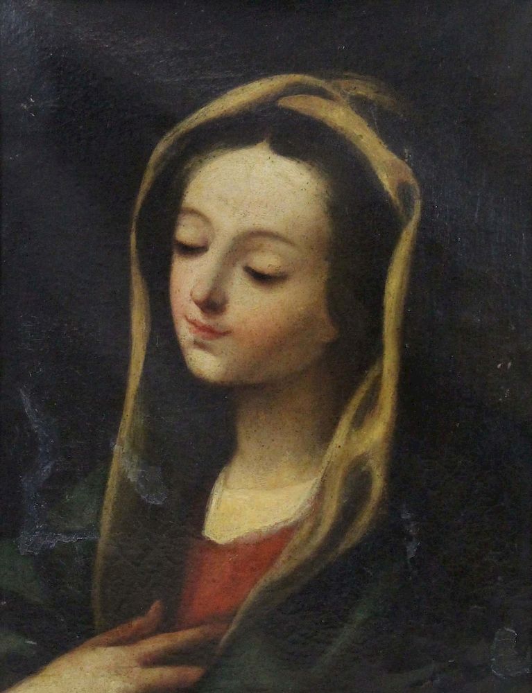 Appraisal: CARLO DOLCI MANNER OF Oil on Canvas Mater Dolorosa From