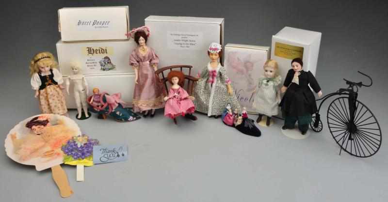 Appraisal: Lot of Artist Dolls Description Most are UFDC event souvenirs