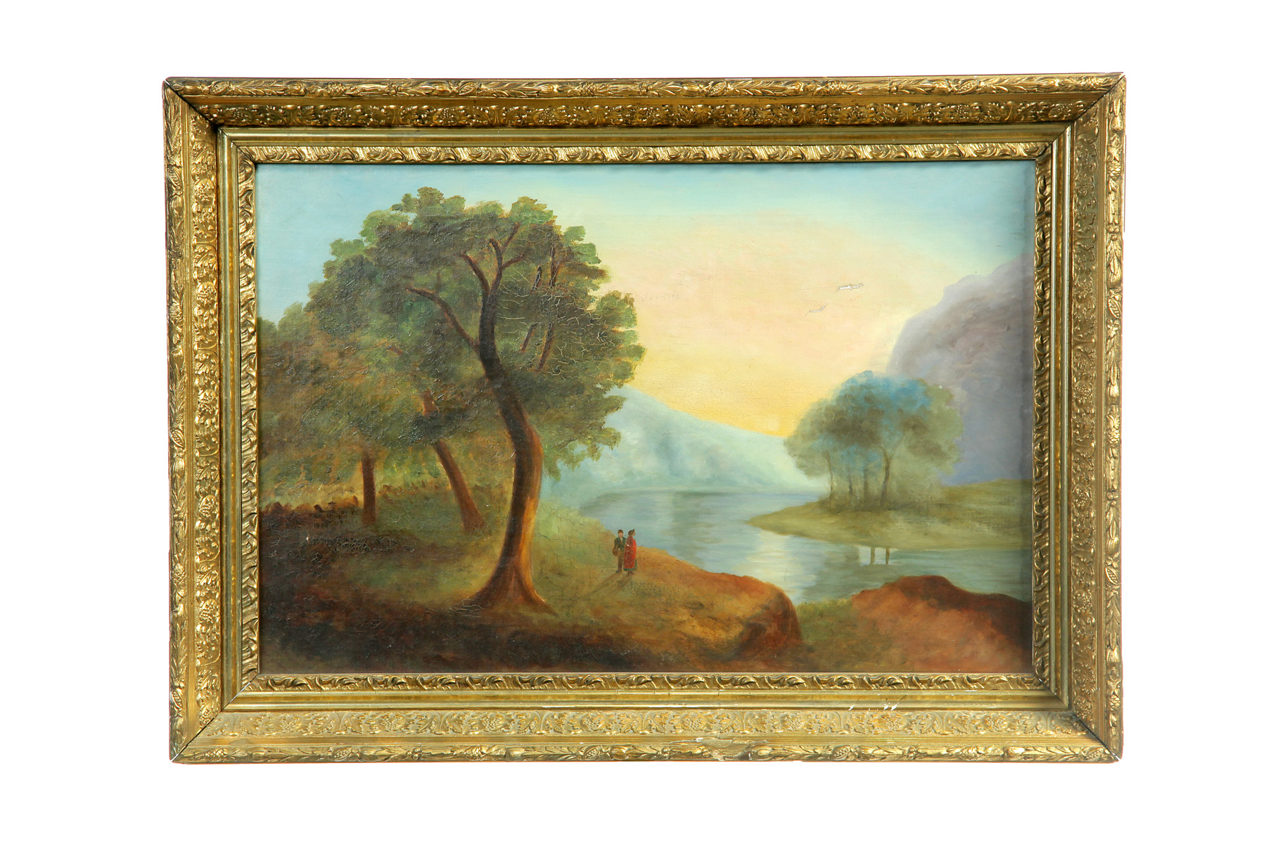 Appraisal: HUDSON RIVER SCHOOL LANDSCAPE AMERICAN TH CENTURY Oil on canvas