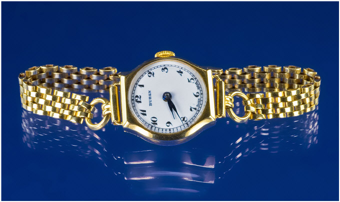 Appraisal: Carat Gold Buren Ladies Wrist Watch