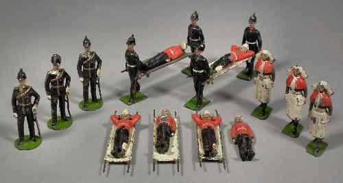 Appraisal: A small collection of Britains models comprising - First World