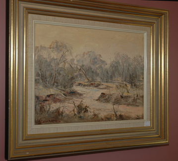 Appraisal: J COLIN ANGUS - Summer Creek Bed Signed and dated