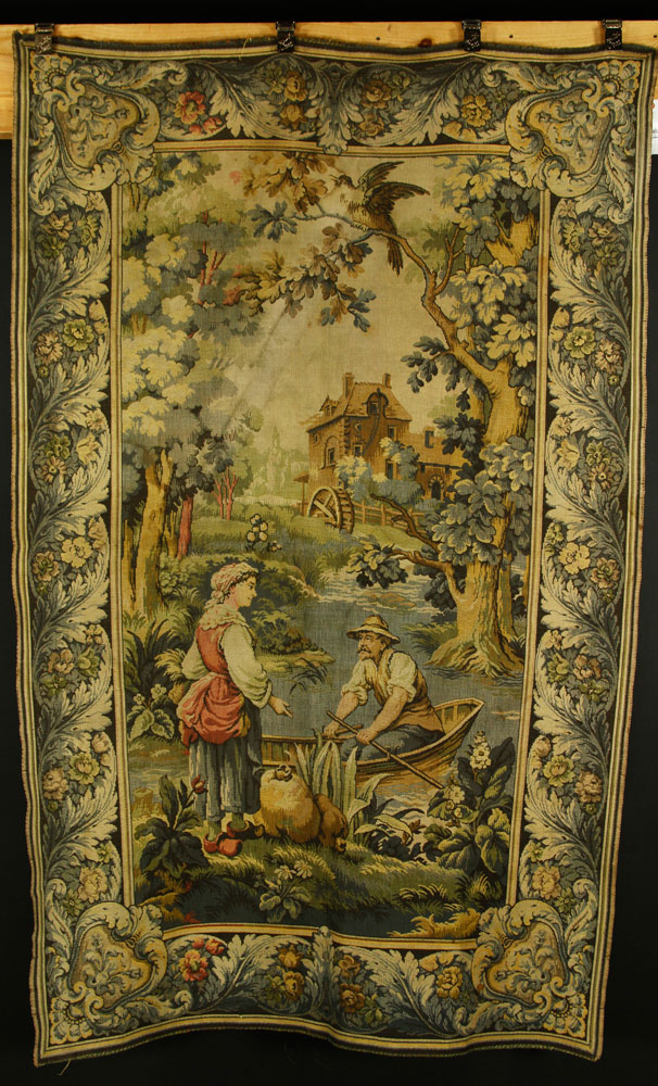 Appraisal: - th C French Tapestry th century French tapestry h