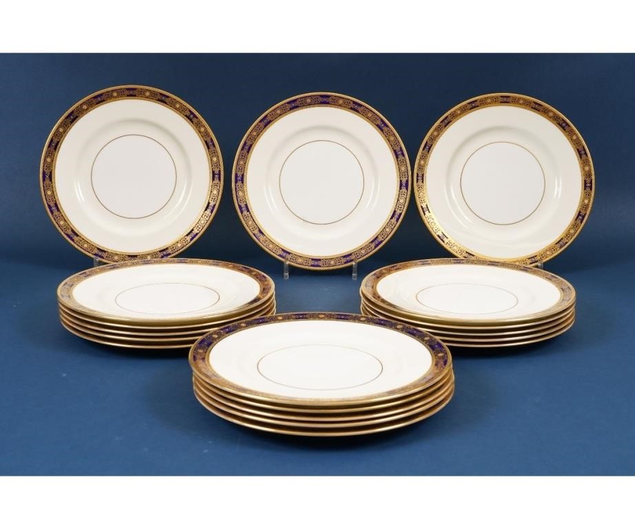 Appraisal: fine Minton bone china plates retailed by Tiffany Co each