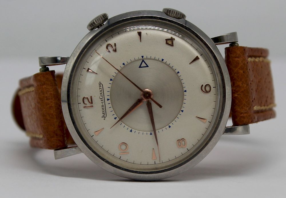 Appraisal: JEWELRY Vintage Jaeger Le Coultre Memovox Watch Vintage Jaeger Le